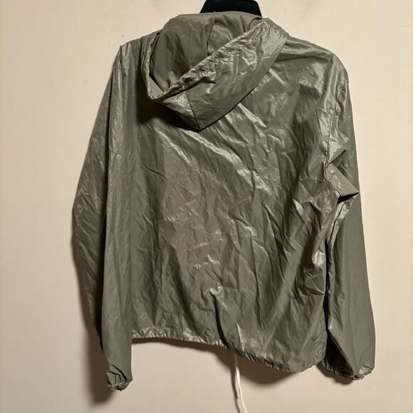 Vintage Izod Lacoste Windbreaker Jacket Lightweight Hooded 80s- Size Medium - Picture 6 of 8